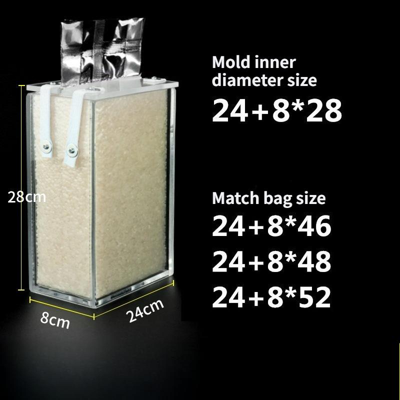 Reisziegel Beutel Vakuumform Yakfeng Reisbeutel Form Vakuum Transparente Verpackung für Diverse Körner Reisbeutel Mahlwerkzeug