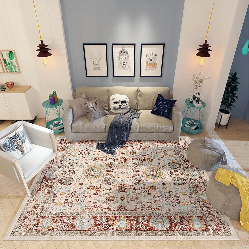 Nordic Ethnic Style Carpet Bedroom Sofa Tea Table Tatami Bohemian Home Living Room Carpet Floor Mat