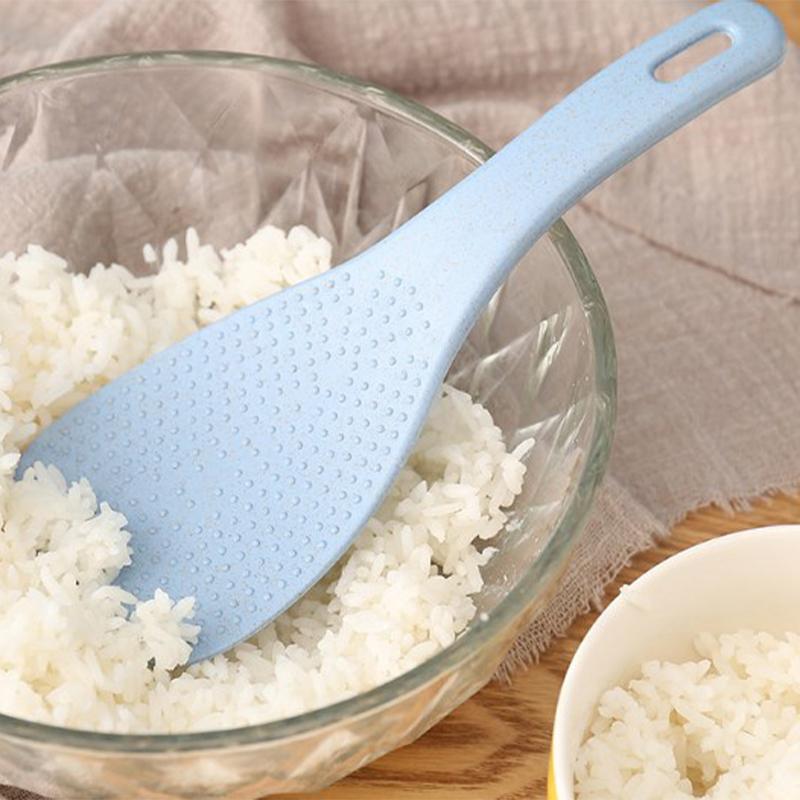 Rice Spoon Paddle Plastic Non Stick White Rice Cooking Scoop Spatularice Spoon Paddle Rice Cooking Scoop Kitchen Gadget