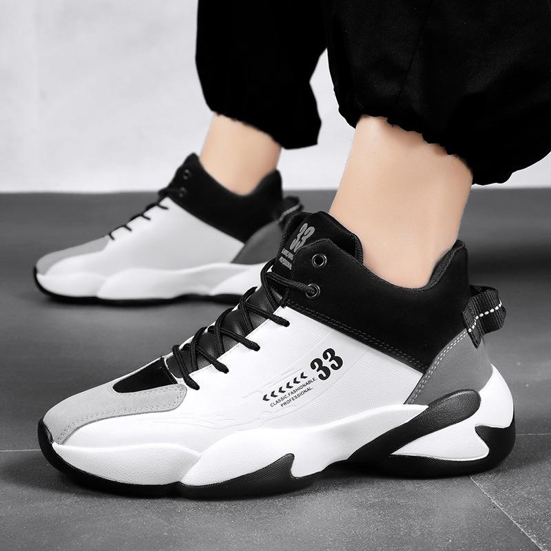 Men's shoes breathable casual basketball sneakers autumn youth training actual sneakers