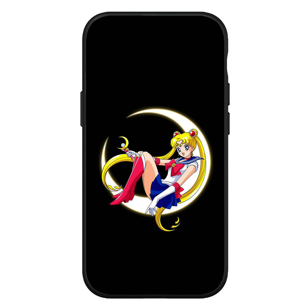 Hülle für iPhone 16 15 Xiaomi Redmi Note 14 13 12 11 Pro Max X 8 9 16e Samsung Galaxy S25 S24 S23 Moto G85 OPPO Huawei Sailor Moon Niedliche Katze Handyhülle