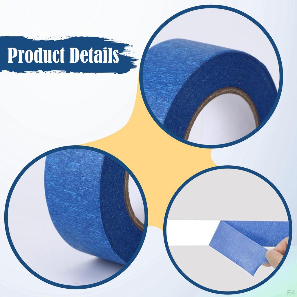 5 Rolls Masking Tape 1 Inch X 65.6 Ft for Painting Painters Coding DIY Projects
