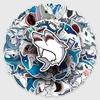 50 Shark-Themed Cartoon Stickers for DIY Skateboards, Water Bottles, and Luggage