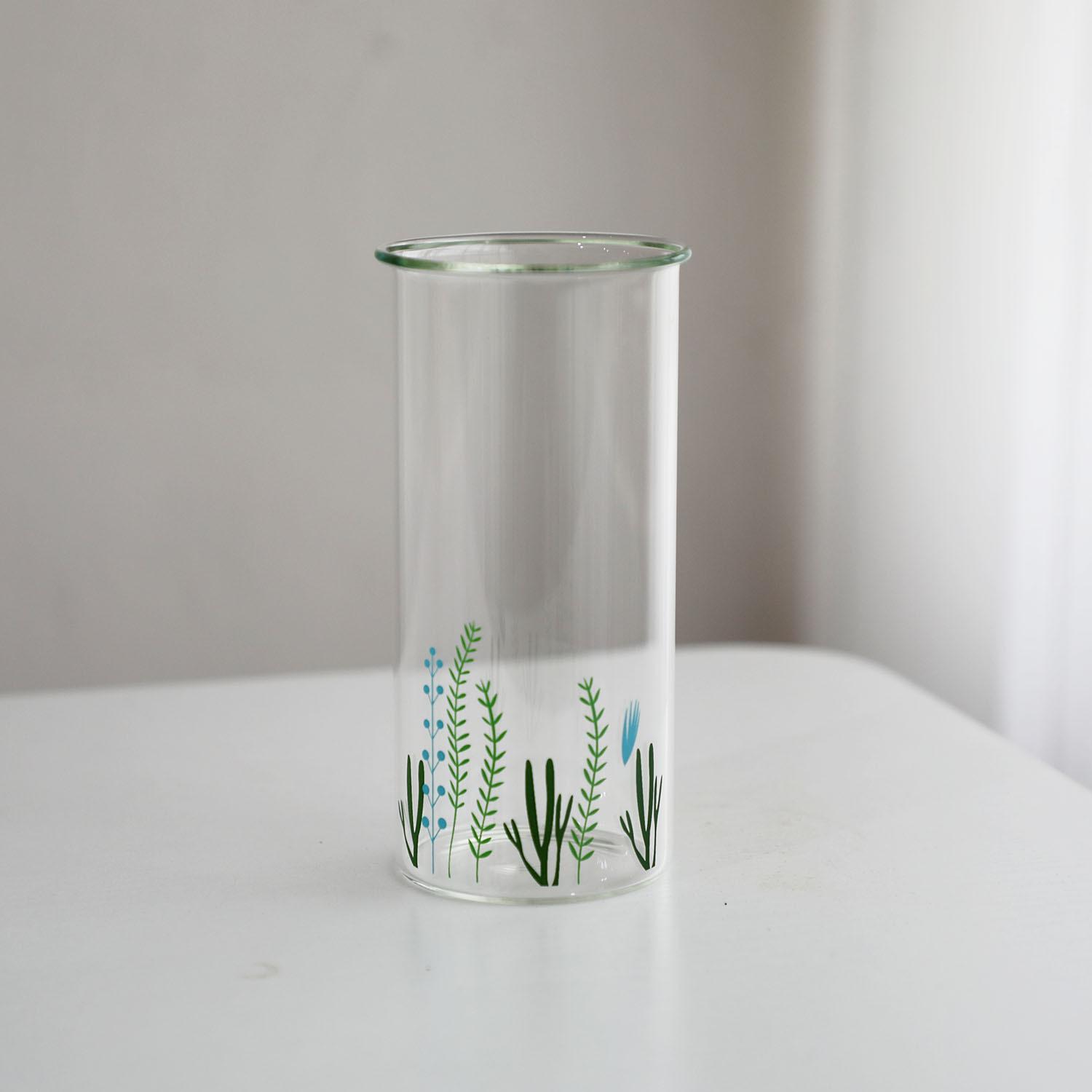 Thickened Heat Resistant Glass Milk Cup Microwave Safe High Temperature Cold Brew Coffee Juice Cup 301-400ml