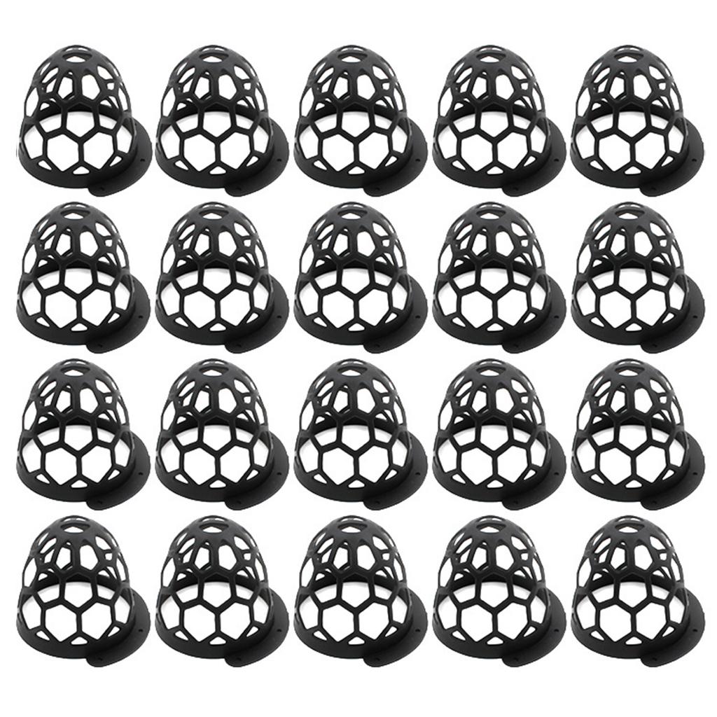 2/6/10/20pcs Billiard Basket Drop Pockets Pool Table Pocket Black Plastic Billiard Ball Storage Pocket For Pool Tables