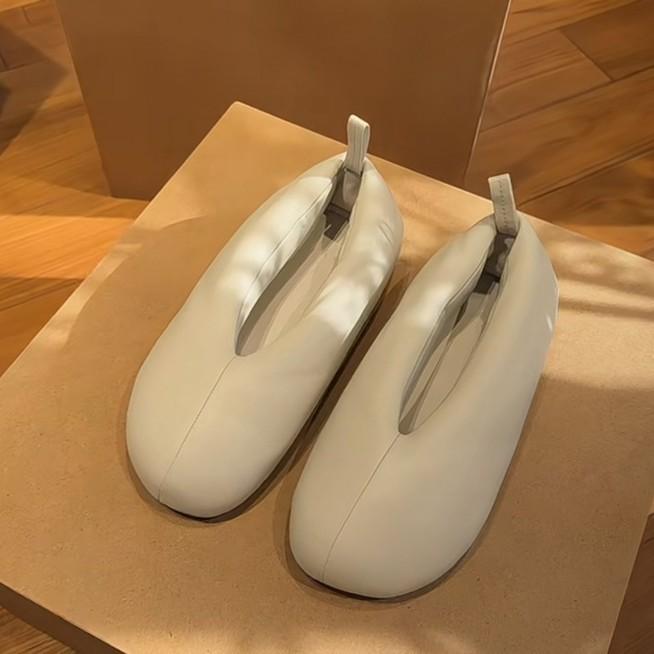 Spring and Summer New Bread Single Shoes Fashionable Flat-bottomed Bag Head Ugly Cute Big Head Casual Grandma Single Shoes Women