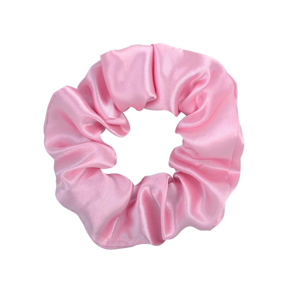 3.9 Inch Women Silk Scrunchie Elastic Handmade Multicolor  Hair Band Ponytail Holder Headband Hair Accessories