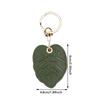 Useful PU Leather For Airtag Protective Sleeve Access Control Card Cover With Keychain Cartoon Leaf Badge Card Holders
