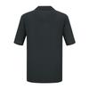 FERRAROMILANO Woven Crinkle Y-Polo Shirt Charcoal (Am0Ftty25138)