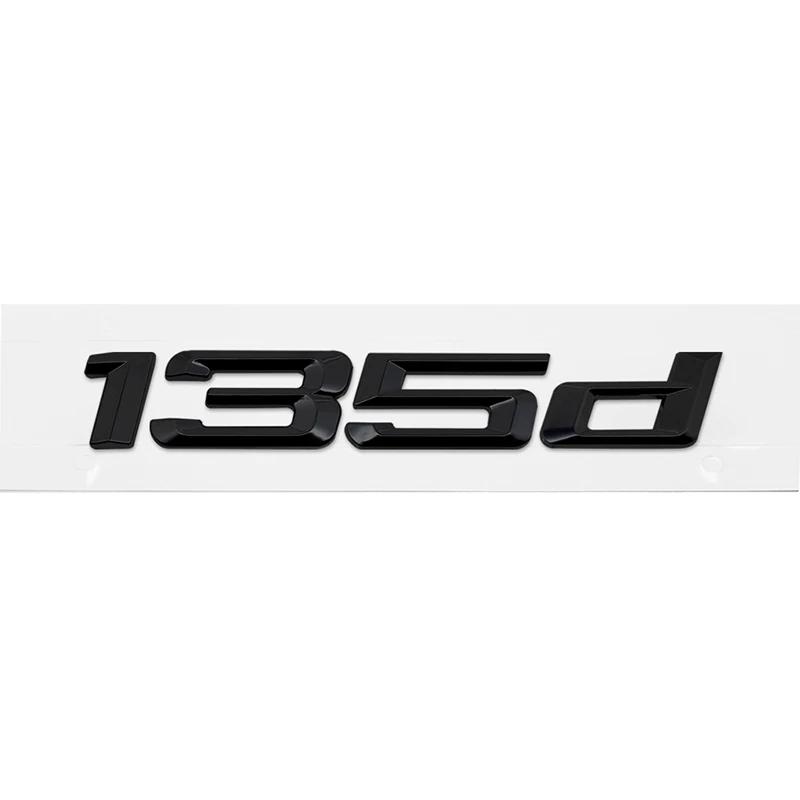 ABS Car Rear Trunk Letters Logo Badge Emblem Sticker For BMW 1 Series 116d 118d 120d 125d 130d 135d 140d E81 E82 E87 E88 F20 F21