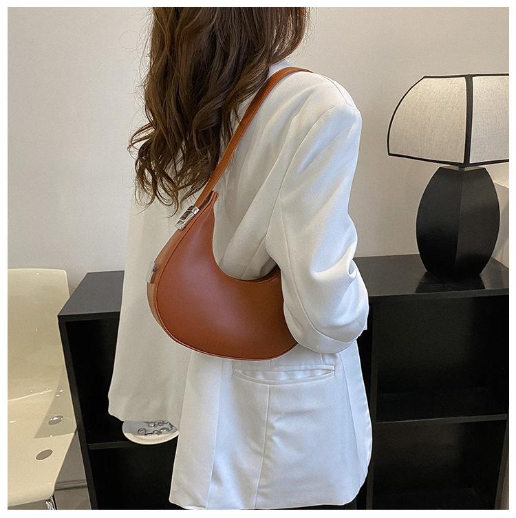 1Pc French Niche Bag Women's Summer Popular New Trendy and Versatile High-end Texture Fashion Shoulder Bag Underarm Bag
