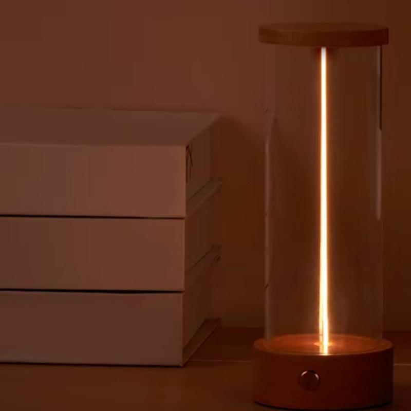 Portable Magnetic Lamp LED Atmosphere Light USB Charging Table Lamps Perfect for Bedroom Outdoor Camping Hallway