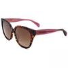 Rag   Bone Women S 56mm Havana SunglaSSeS Havana