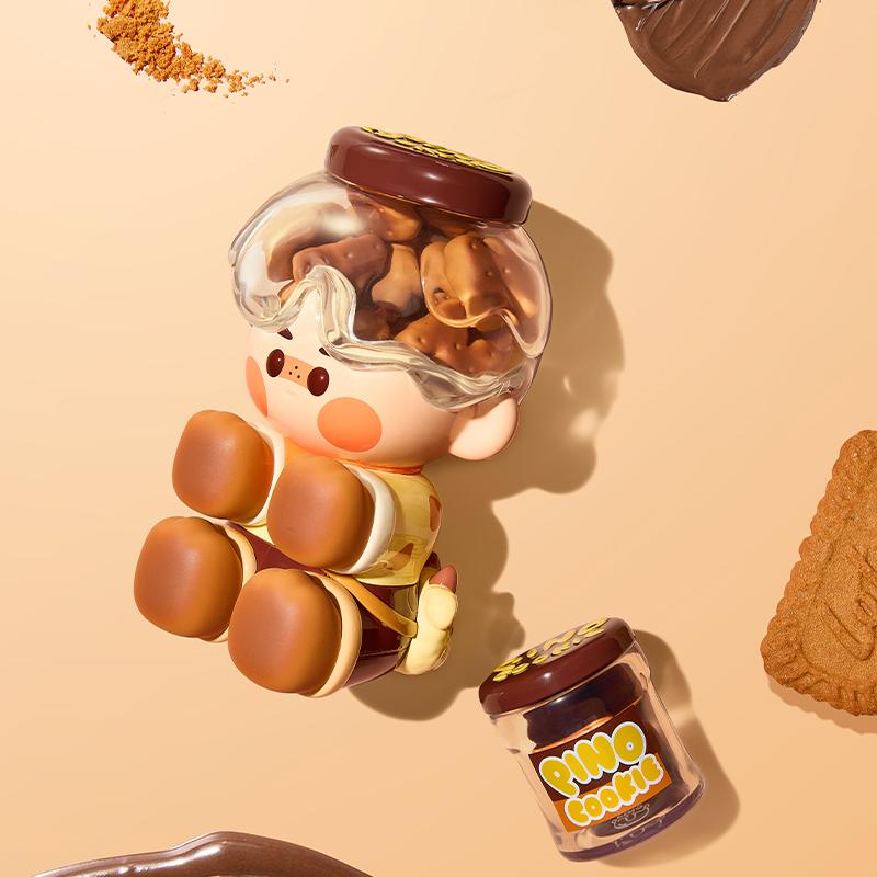 New POP MART PINO JELLY Cocoa Cookies Large Size Figure Doll Trend Based Products PPMT-2412-0058