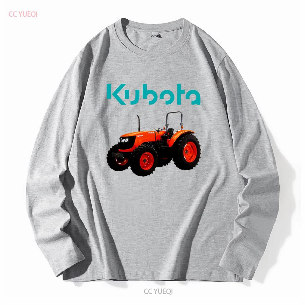 Kubota Tractor Farm Logo Mens Black T Shirt Size S To 3XL Vintage Washed Stylish Casual Designer Clothes Soft