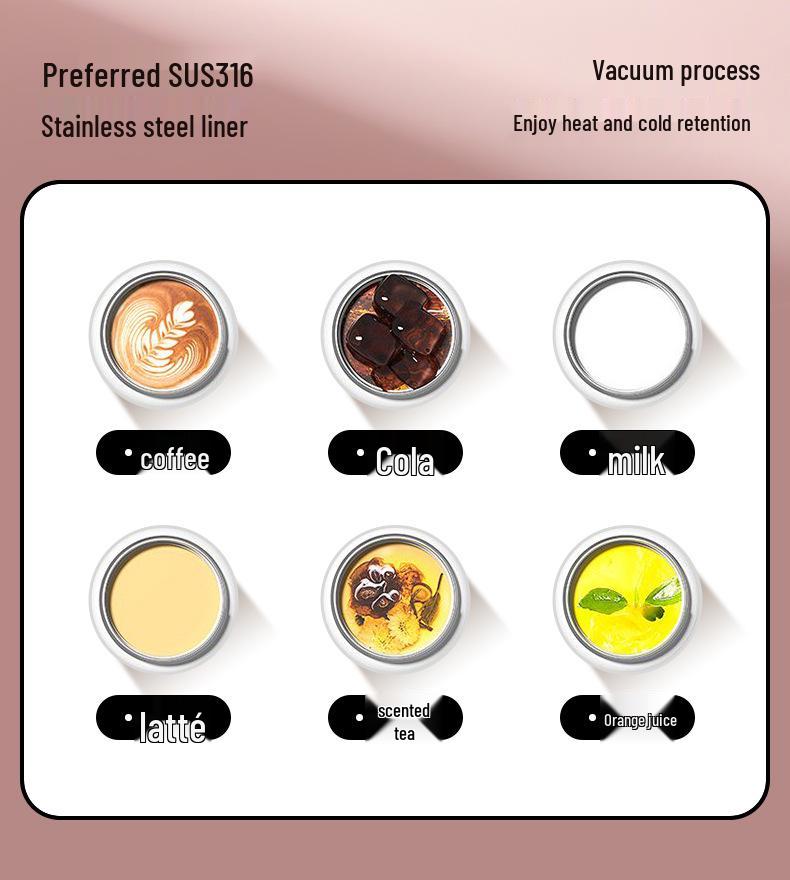 Kinder Isolierte Edelstahl Wasserflasche mit Fingerabdruckschloss