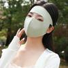 1PC Masque de Protection Solaire Masque en Soie Glacée Respirant Pare-Soleil Visage Protection UV Visage Entier Kini Masque d'Été pour le Cyclisme