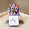 Floral Butterfly Design 3D Pop-Up Greeting Card Premium Quality Festival Use Pop-Up Birthday Card Handwritten Note