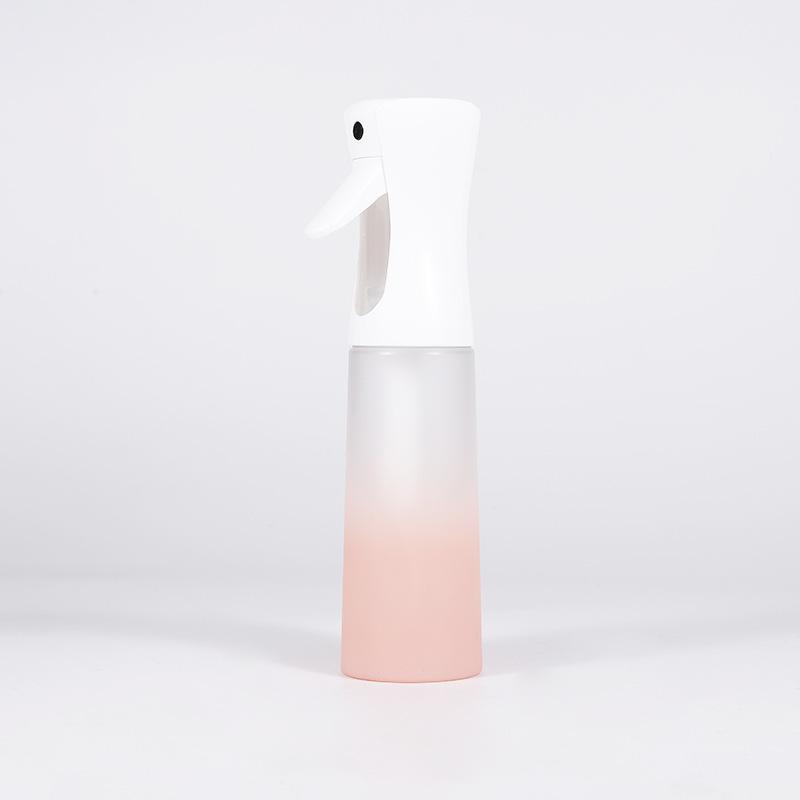 300mL Continuous Spray Bottle High Pressure Fine Mist Water Sprayer Gradient Refillable Empty Bottle Salon Hairdressing Tool 2pcs 300mL spray bottle