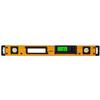 Magnetic Torpedo Level, 600mm, LED Backlit Screen Mechanical Bubble Vials Ruler for 0-360 Degree, Gravity Sensor Aluminum Alloy Leveler Tool w/