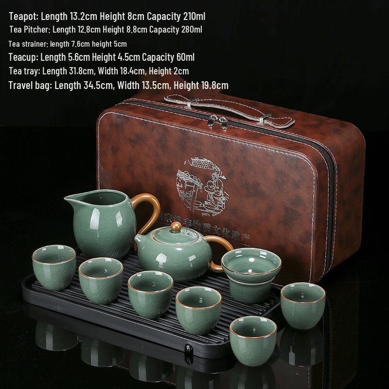 Ru Kiln Style Ceramic Tea Set