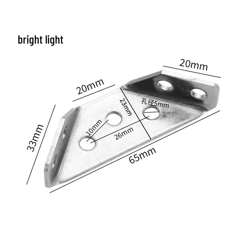 Durable Stainless Steel Multi-Angle Triangle Support Bracket Connector
