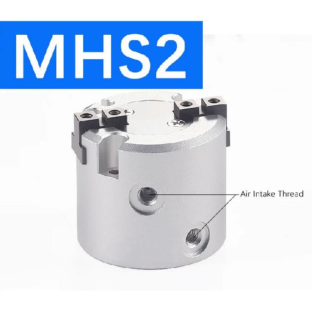 

MHS2/MHS3/MHS4 Series 2/3/4 Finger Pneumatic Gripper Replacement Double Action Rotating Air Cylinder 16D/20D/25D/32D/40D/50D 16D