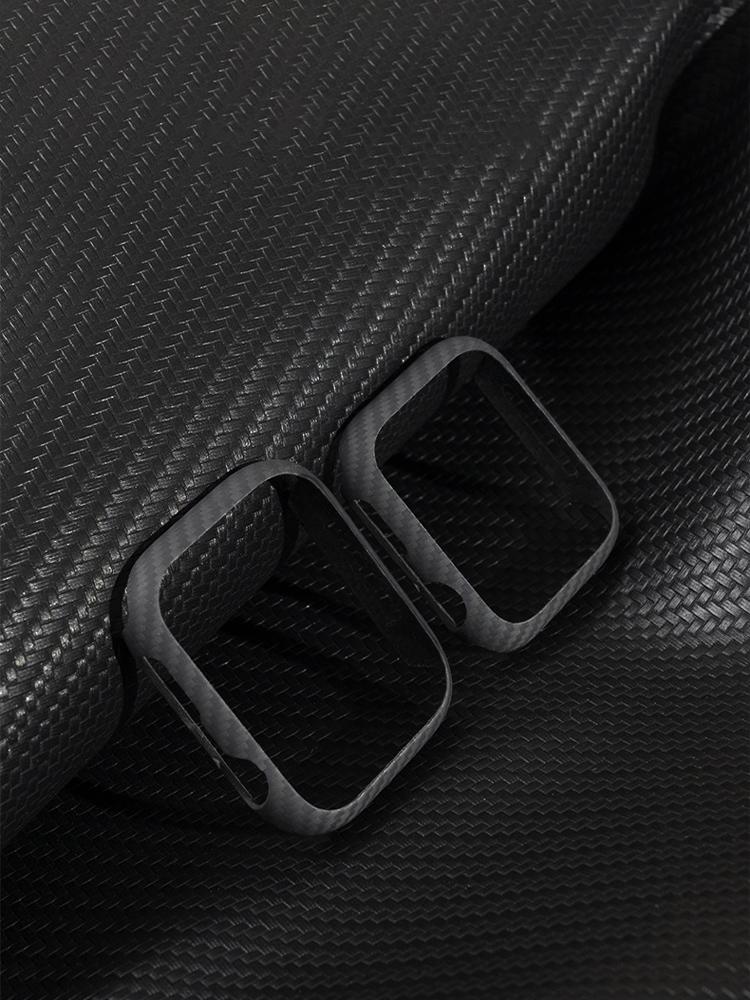 Cover For Apple watch case 45mm 41mm 44mm 40mm 42mm 38mm Accessories Carbon fiber Bumper Protector iWatch series 8 3 4 5 6 SE 7