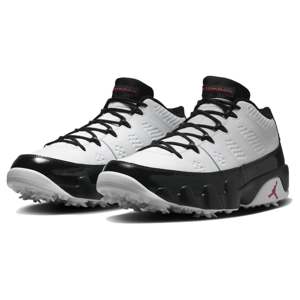 Air Jordan 9 Low Golf Bílá Černá Pravá Červená Pánské Tenisky FJ5934-100