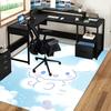 Anime Cartoon Design Chair Mat - Non-Slip Carpet for Office Chairs, Home Decor, Living Room, Bedroom, Game Room & Dormitory (Seasonal Gift).E020