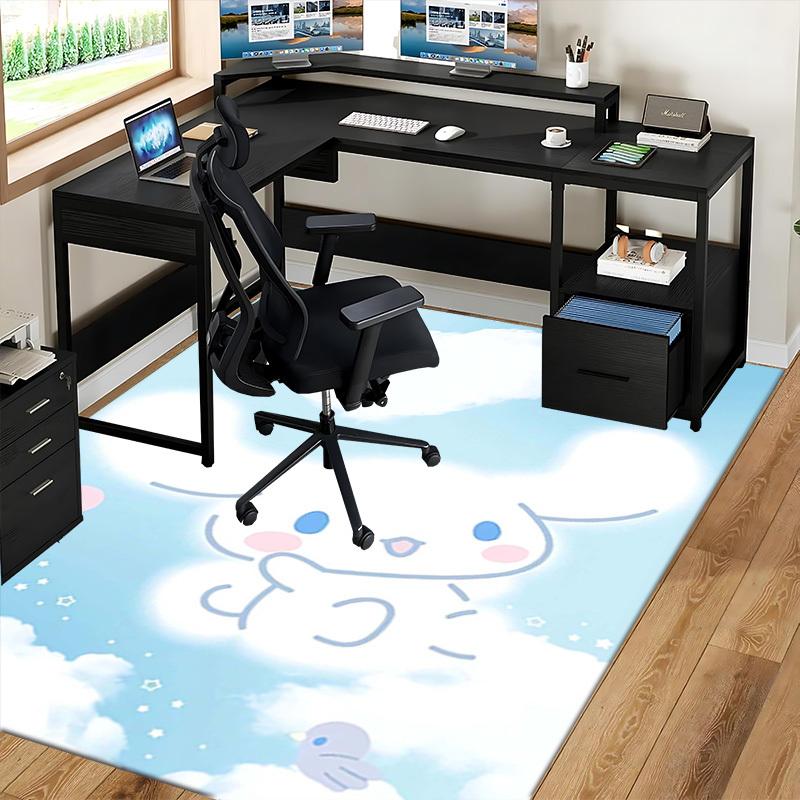Anime Cartoon Design Chair Mat - Non-Slip Carpet for Office Chairs, Home Decor, Living Room, Bedroom, Game Room & Dormitory (Seasonal Gift).E020