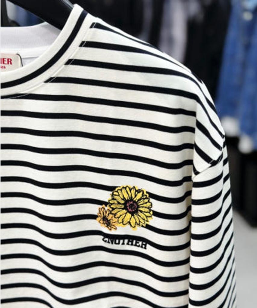 Gen Other Unisex Daisy Stripe T-Shirt