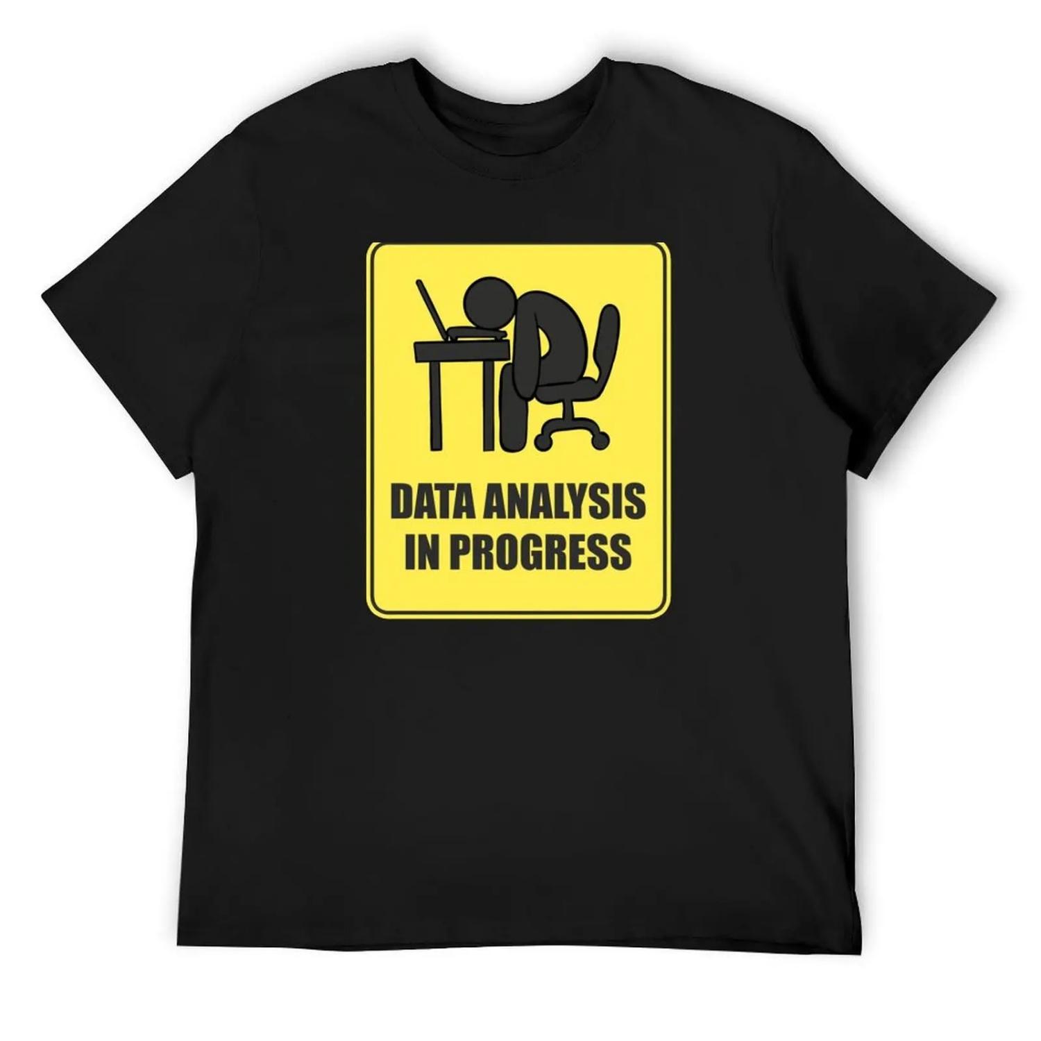 Data Analysis In Progress Street Sign T-Shirt S