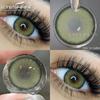 1 Pair Color Contact Brown Eye Color Lenses Makeup Colored Pupils Makeup Natual Look Green Contacts Gray Pupils Lens