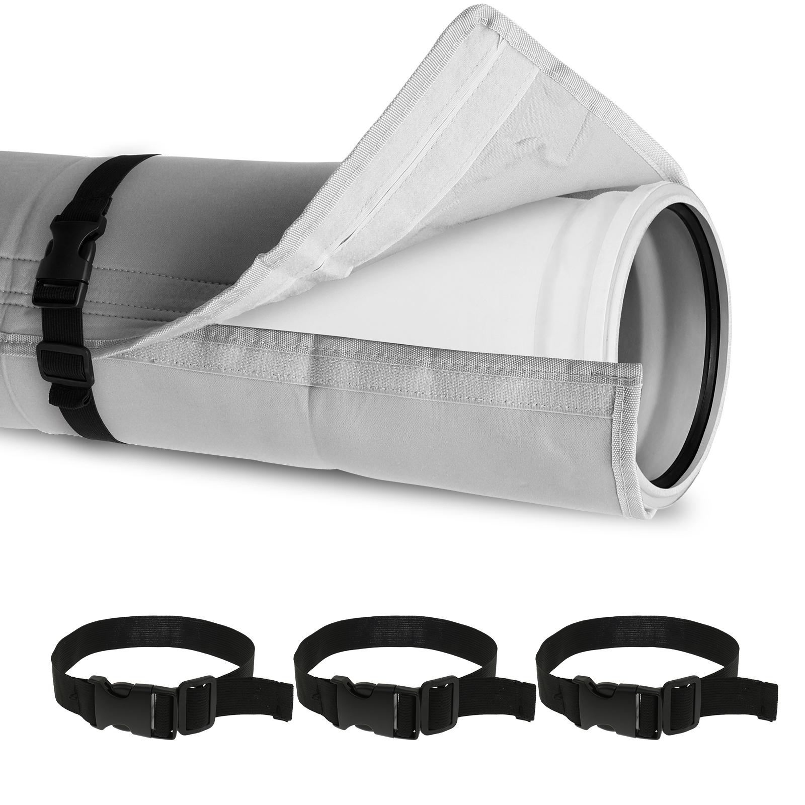 

Air Conditioner Hose Cover Wrap Portable Universal AC Hose Cover with Elastic Band Insulated Air Conditioner Hose Cover серый