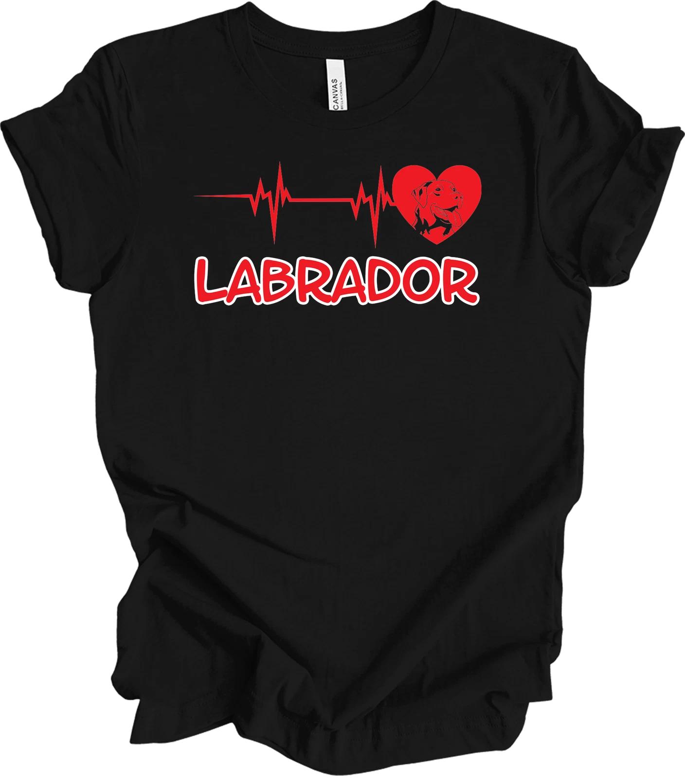 

Labrador Heartbeat T shirt - Perfect for Labrador Lovers S