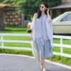 Colorful Ethnic Style Tassel Shawl Thin Beach Scarf Casual Sunscreen Crochet Cardigan  Beach