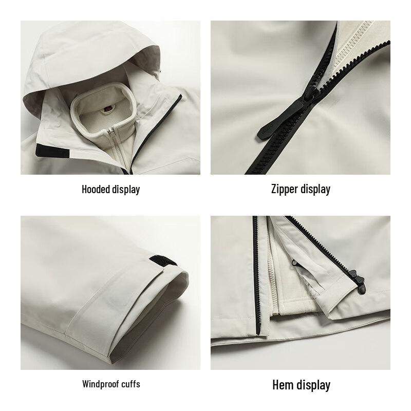 EASTERN CAMEL Unisex 3-in-1 Outdoor Jacket