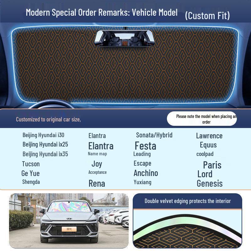 Car Windshield Sunshade Umbrella: Heat Insulation, Blackout Curtain, Sun Protection for Small Cars