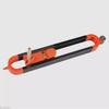Profile Scribing Ruler with Adjustable Locking Mechanism for Irregular Contour Measurement - Precision Woodworking Gauge Tool