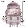 New Waterproof Nylon Women Backpack Female Travel Bag College Girls Men Multi-pocket Schoolbag Laptop Backpack Book Bags