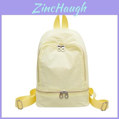Nylon Casual Backpack With Breathable Design For Students And Commuters