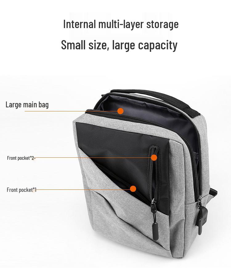 2025 Autumn Men's Stylish Chest Bag - Trendy Sling Bag for Business and Outdoor Travel