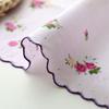 Ladies Square Handkerchief Cotton Flowers Women Children Print Face Hand Towels Hanky Wedding Christmas Gifts