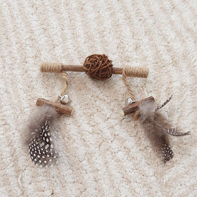 Cat Toys Self-hi To Relieve Boredom and Bite-resistant Catnip Ball Tease Cat Stick Kitten Grinding Teeth Pet Supplies