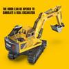 Alloy Rc Excavator Truck Toy Kids Remote Control Engineering Trucks Electric Vehicle Machine Games For Kids Boys Birthday Gifts