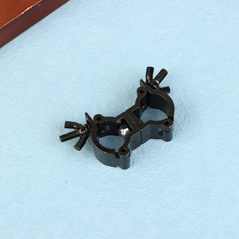 Aluminiowy Obrotowy Zacisk Kratownicowy do Rusztowań Hak do Świateł Scenicznych Zapięcie Jedno/Dwupierścieniowe Rura 18 - 52Mm Dla Maksymalnego Obciążenia 100Kg