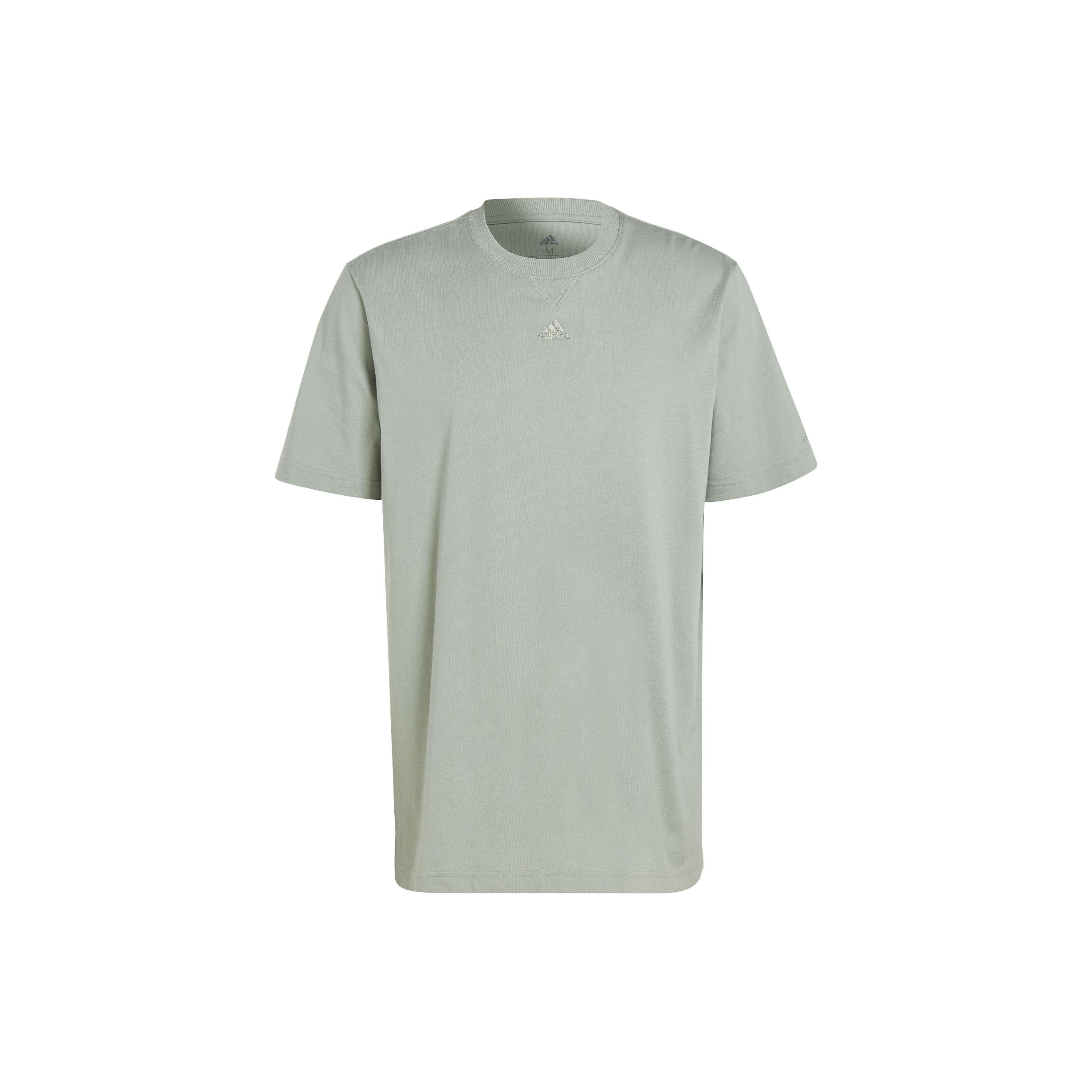 adidas All Szn T-shirt Silver Green Men s IC9799 XXL