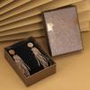 Bow Decoration Jewelry Container Storage Container Jewelry Storage Box Paper Box  For Her Wedding