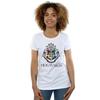 HARRY POTTER Damen/Damen Hogwarts Wappen Baumwoll-T-Shirt